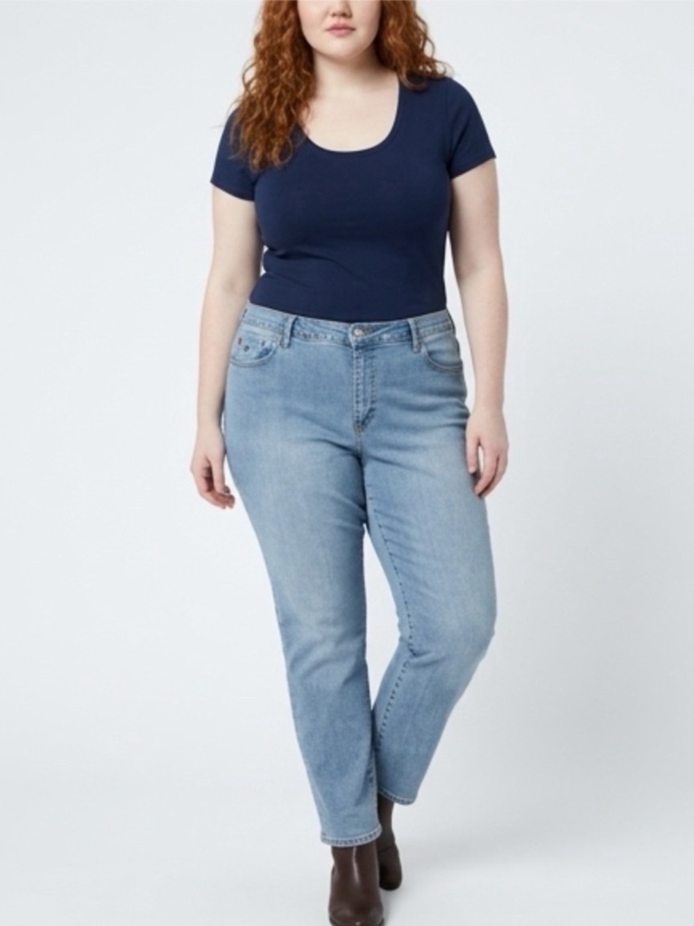 Gloria Vanderbilt - Amanda Jeans – Classic Blue Denim - 24W Average